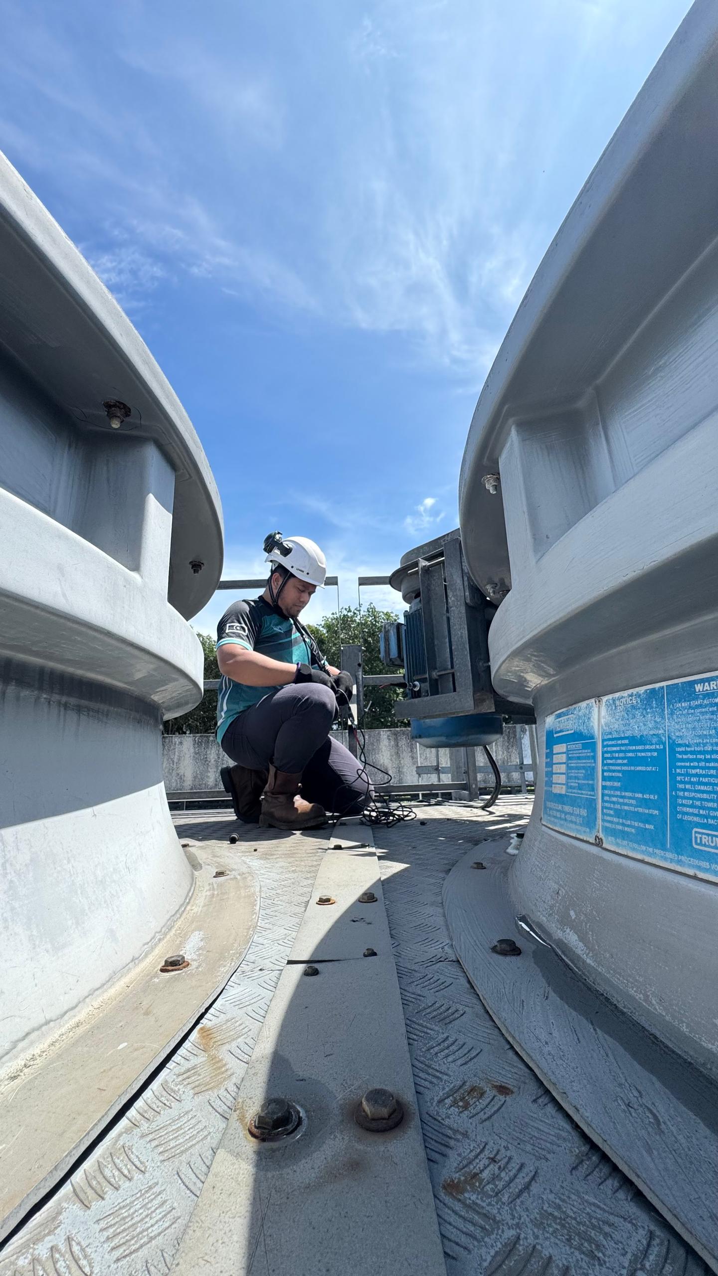 Field Technician Working