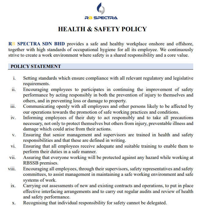 Health & Safety